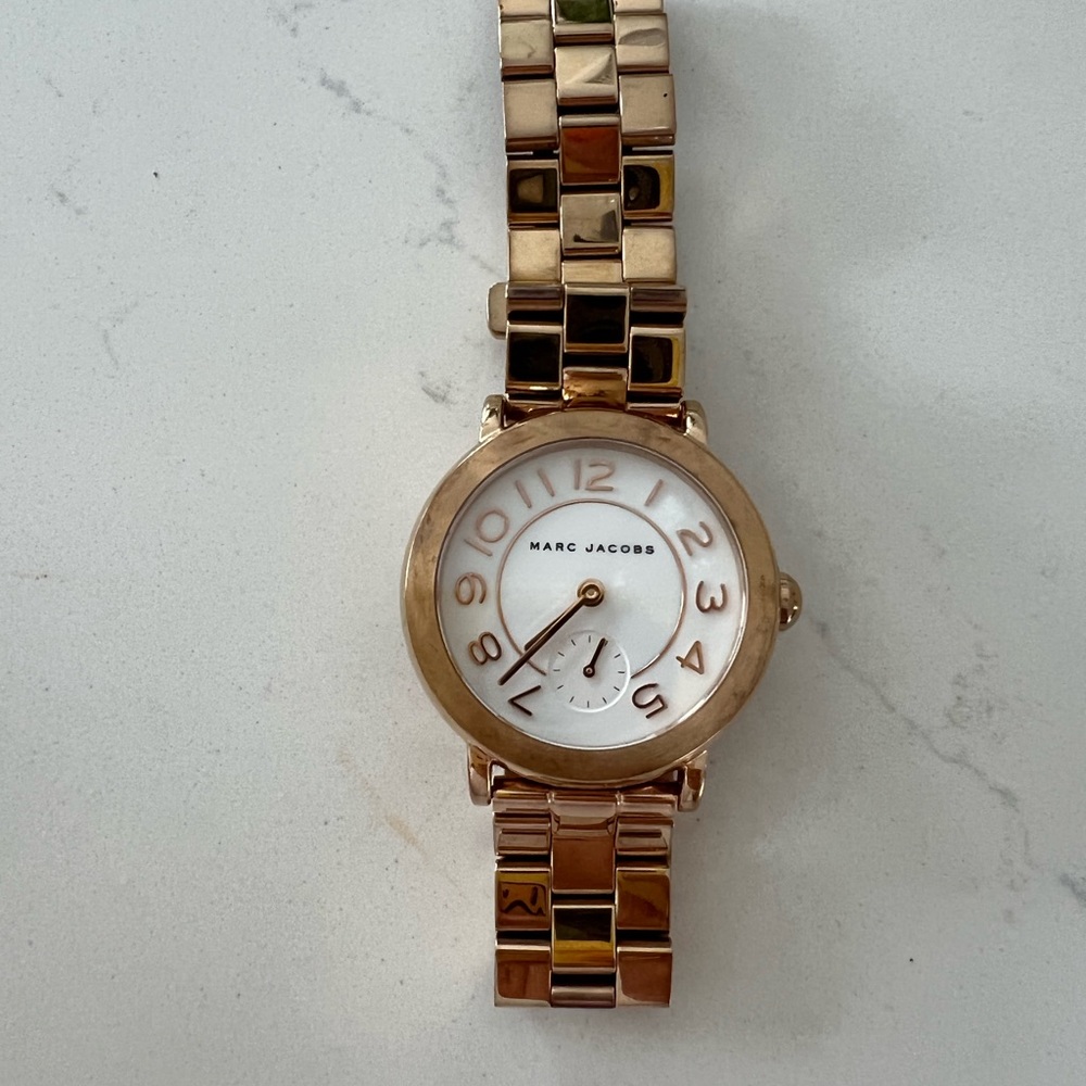 Marc Jacobs gold womens watch
